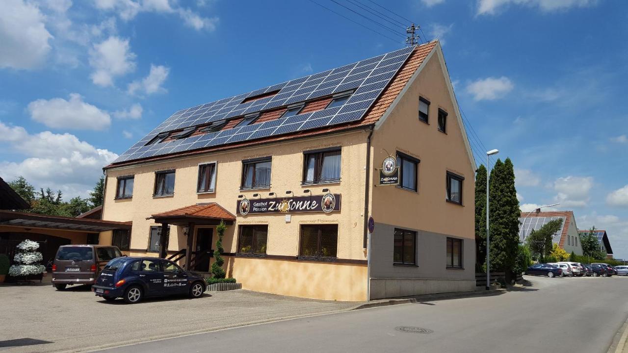 Hotel Landgasthof Zur Sonne Dilinga Exterior foto